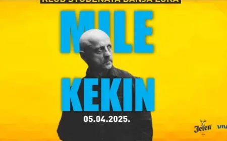 Mile Kekin 5. aprila u Klubu studenata Banjaluka