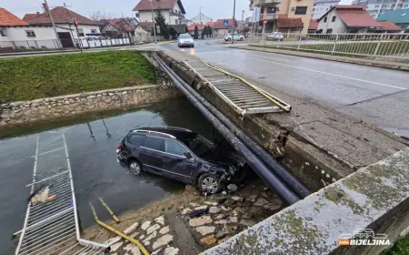 Bijeljina: Pijan i drogiran bježao od policije, pa sletio u kanal